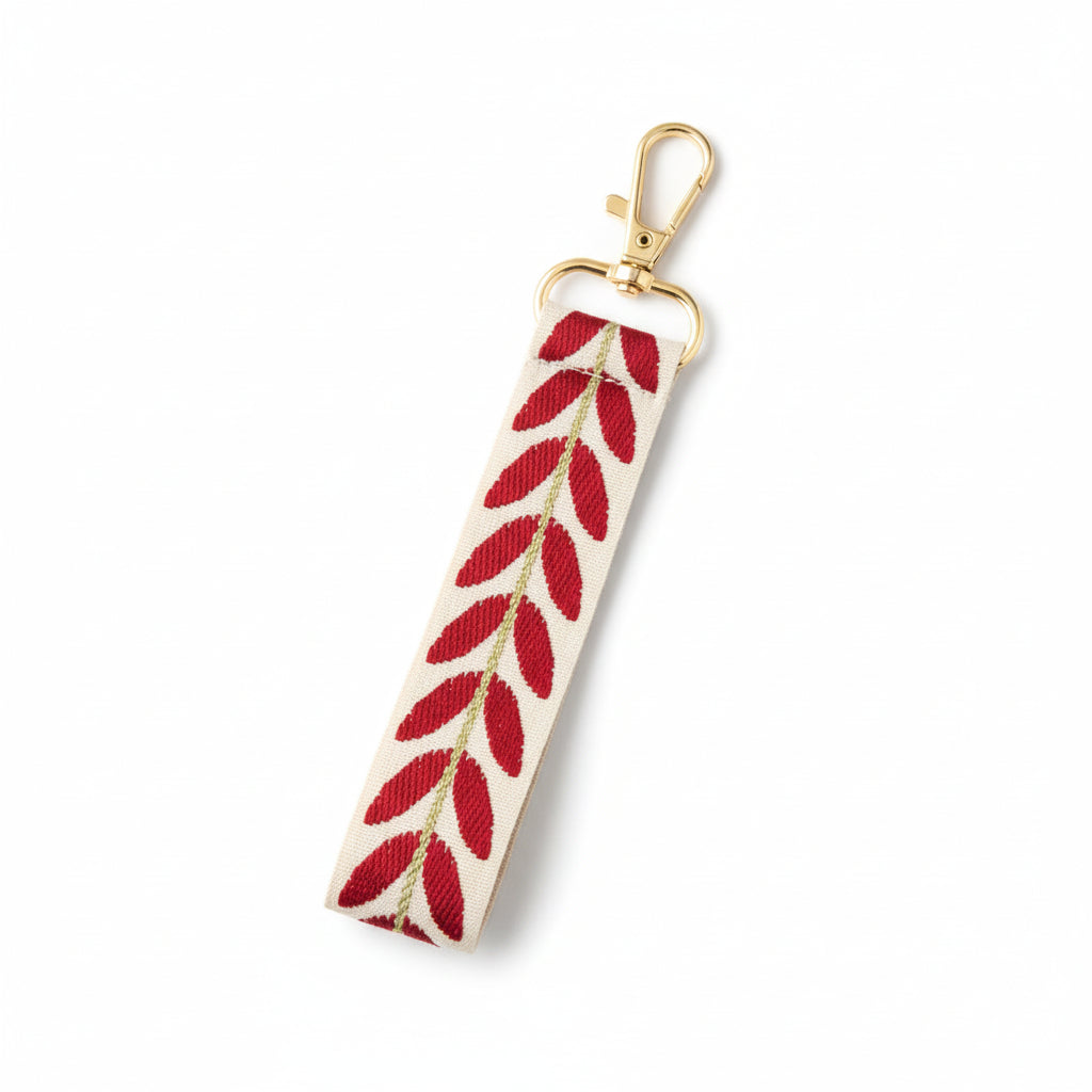 Sleutelhanger Leafy Red